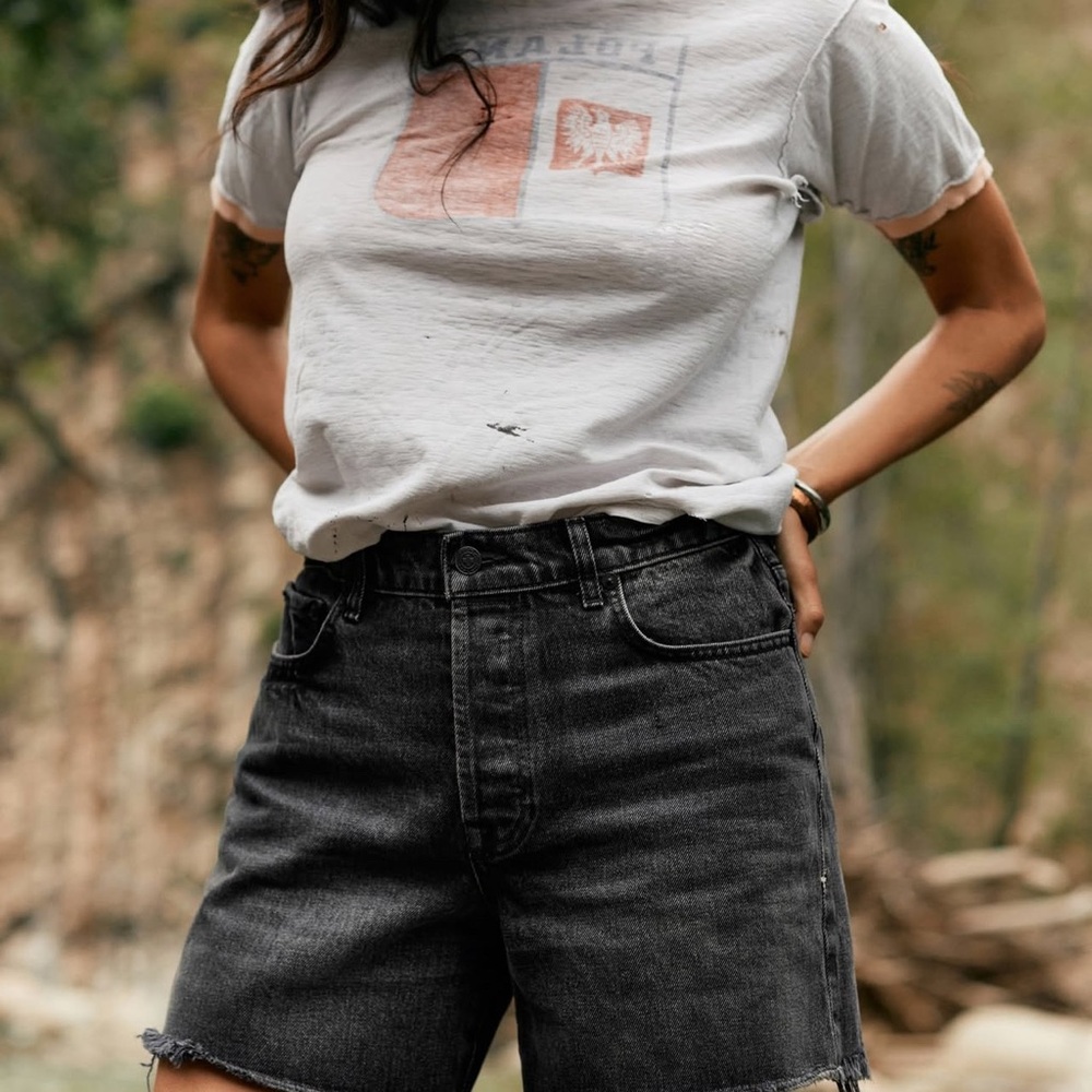 Imogene + Willie “Hazel” Black Denim Cut-Off Shorts – Size 29